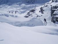 descente de la vallee blanche avec un guide de chamonix